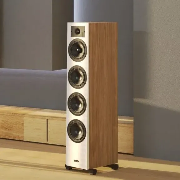 INDIANA LINE DIVA 6 WHITE/WOOD Grīdas akustiskā sistēma
