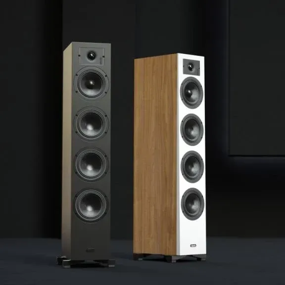 INDIANA LINE DIVA 6 WHITE/WOOD Grīdas akustiskā sistēma