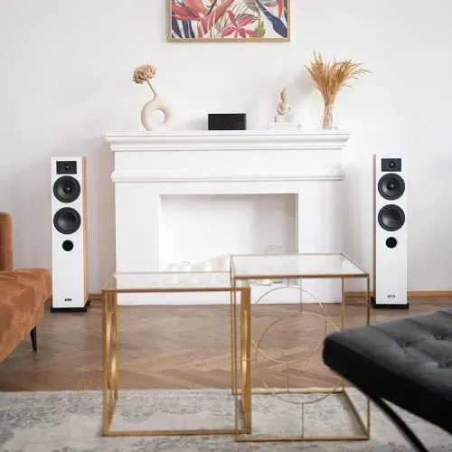INDIANA LINE DIVA 5 WHITE/WOOD Grīdas akustiskā sistēma