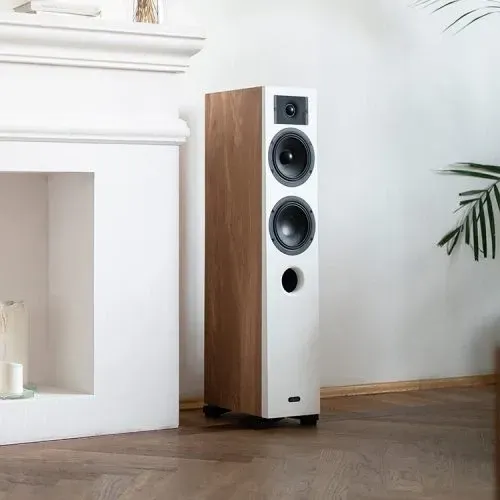 INDIANA LINE DIVA 5 WHITE/WOOD Grīdas akustiskā sistēma