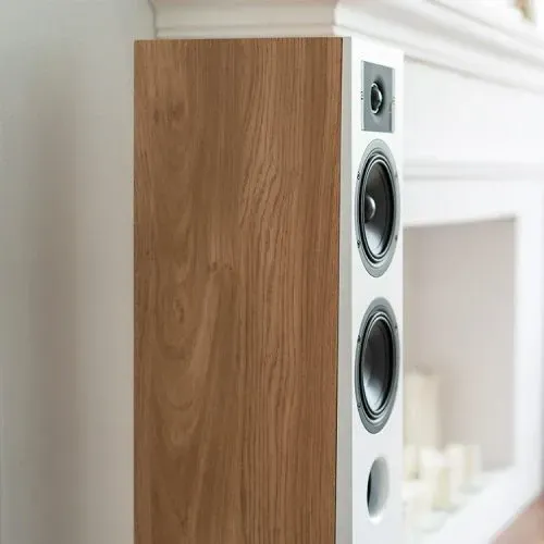 INDIANA LINE DIVA 5 WHITE/WOOD Grīdas akustiskā sistēma