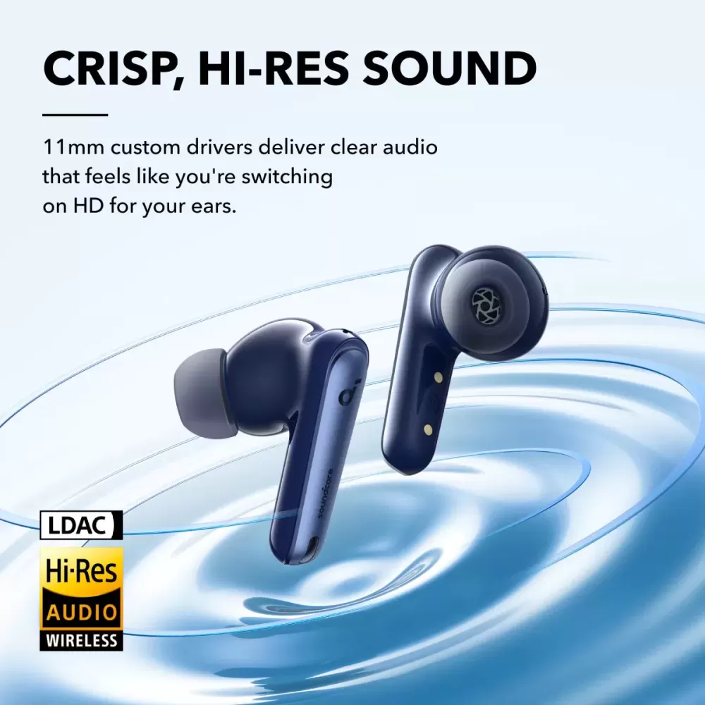 SOUNDCORE LIBERTY 4 NC NAVY BLUE Bezvadu AUSTIŅAS