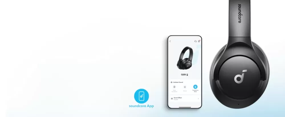 SOUNDCORE Q20i BLACK AUSTIŅAS