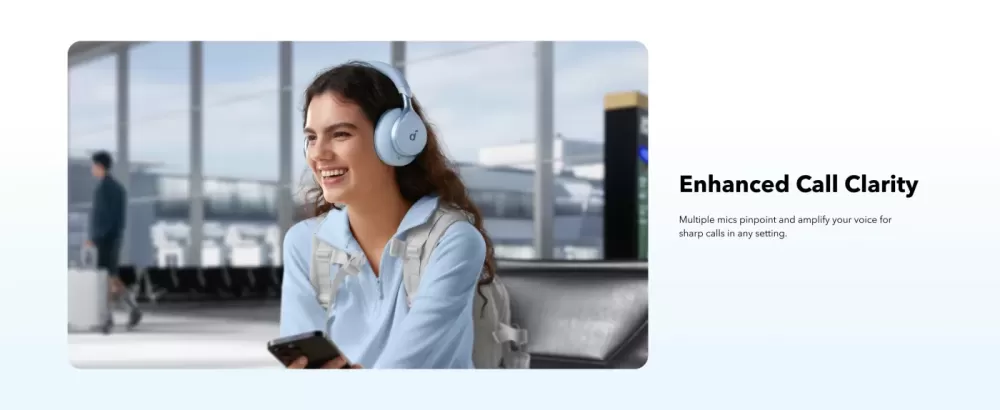 SOUNDCORE SPACE ONE SKY BLUE AUSTIŅAS