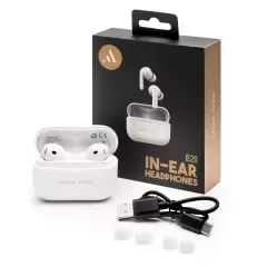 ARGON AUDIO IE20 WHITE IN-EAR BEZVADU AUSTIŅAS
