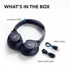 SOUNDCORE Q20i BLUE AUSTIŅAS