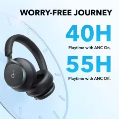 SOUNDCORE SPACE ONE JET BLACK AUSTIŅAS