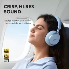 SOUNDCORE SPACE ONE SKY BLUE AUSTIŅAS