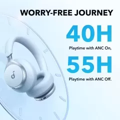 SOUNDCORE SPACE ONE SKY BLUE AUSTIŅAS