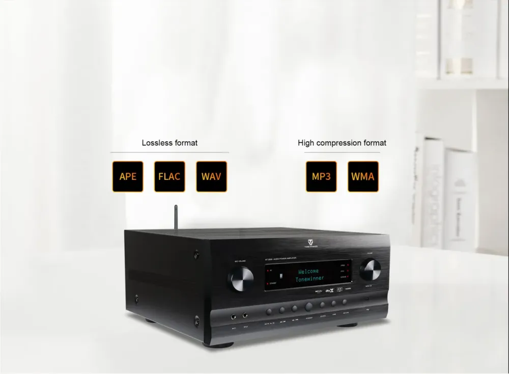 TONEWINNER AT-2000 BLACK AV RESĪVERIS / PASTIPRINĀTĀJS