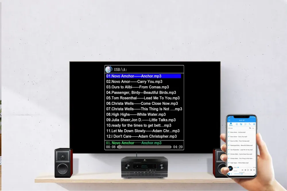 TONEWINNER AT-2000 BLACK AV RESĪVERIS / PASTIPRINĀTĀJS