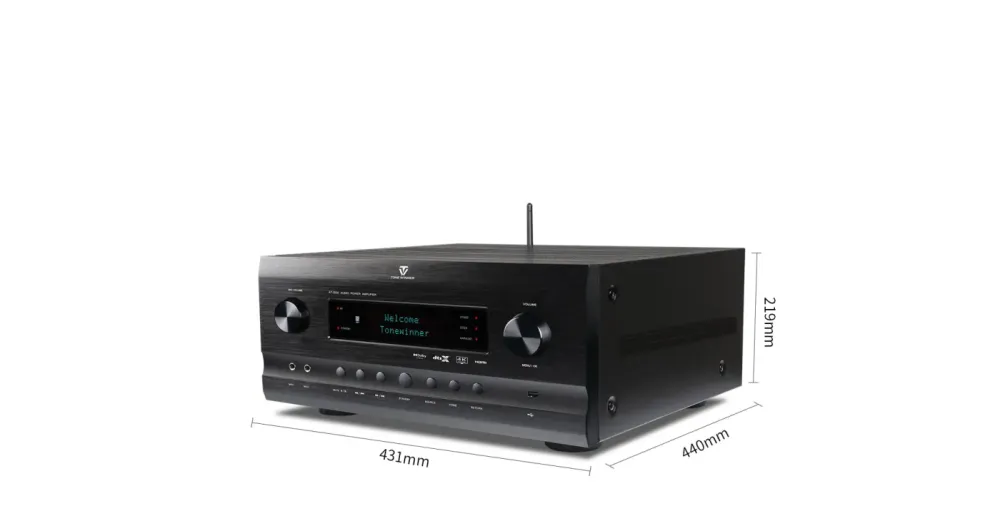 TONEWINNER AT-2000 BLACK AV RESĪVERIS / PASTIPRINĀTĀJS