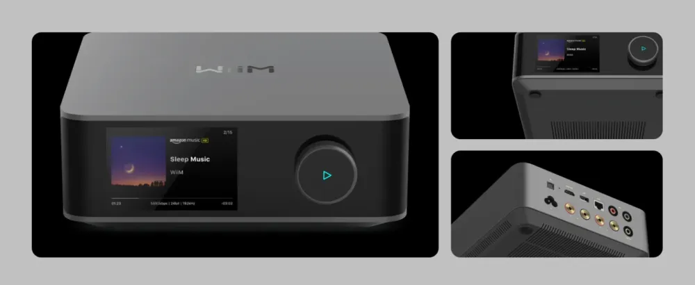 WiiM AMP ULTRA SPACE GRAY STEREO PASTIPRINĀTĀJS