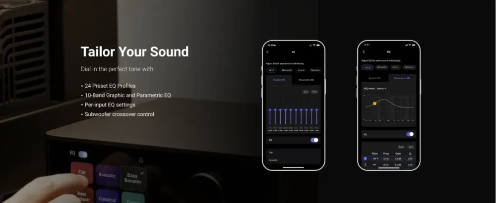 WiiM AMP ULTRA SPACE GRAY STEREO PASTIPRINĀTĀJS