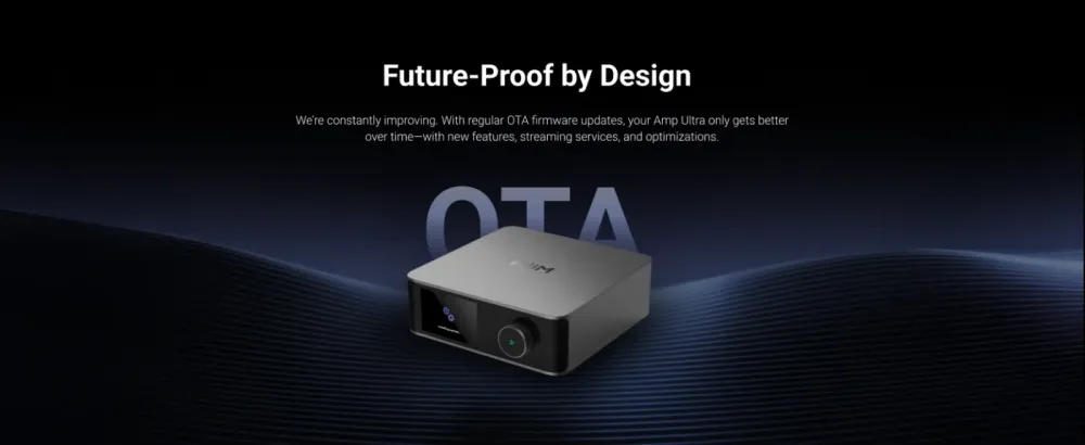 WiiM AMP ULTRA SPACE GRAY STEREO PASTIPRINĀTĀJS