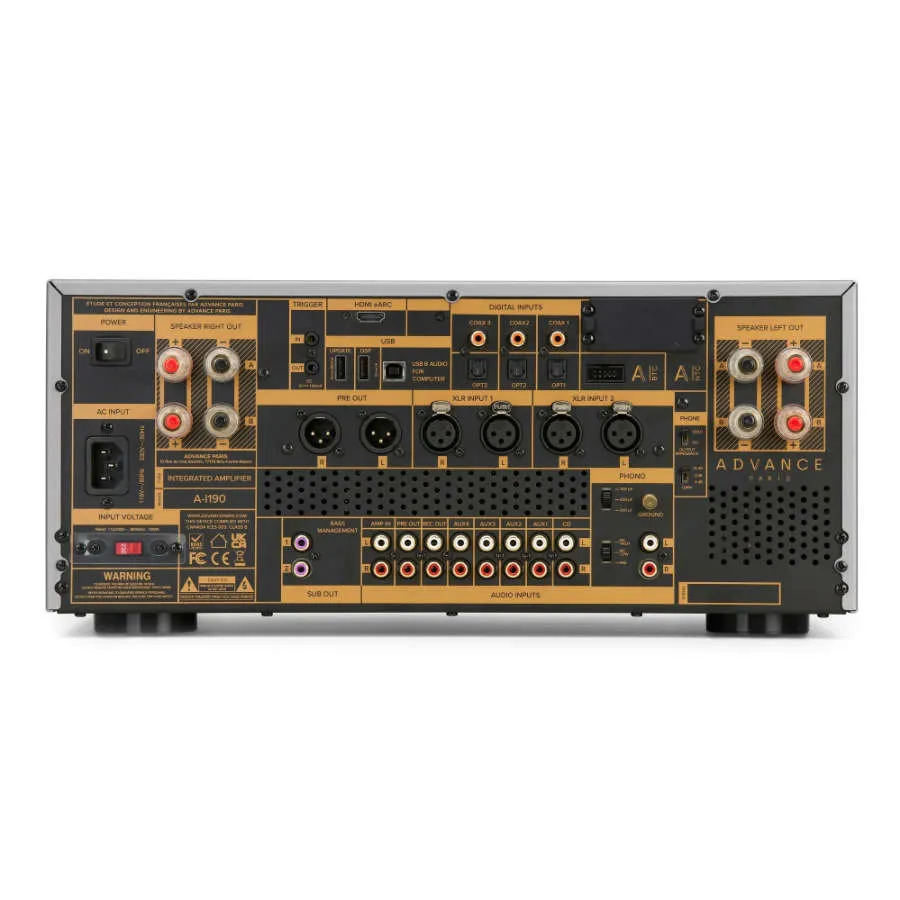 ADVANCE PARIS NOVA A-i190 BLACK STEREO PASTIPRINĀTĀJS