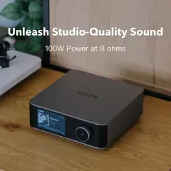 WiiM AMP ULTRA SPACE GRAY STEREO PASTIPRINĀTĀJS