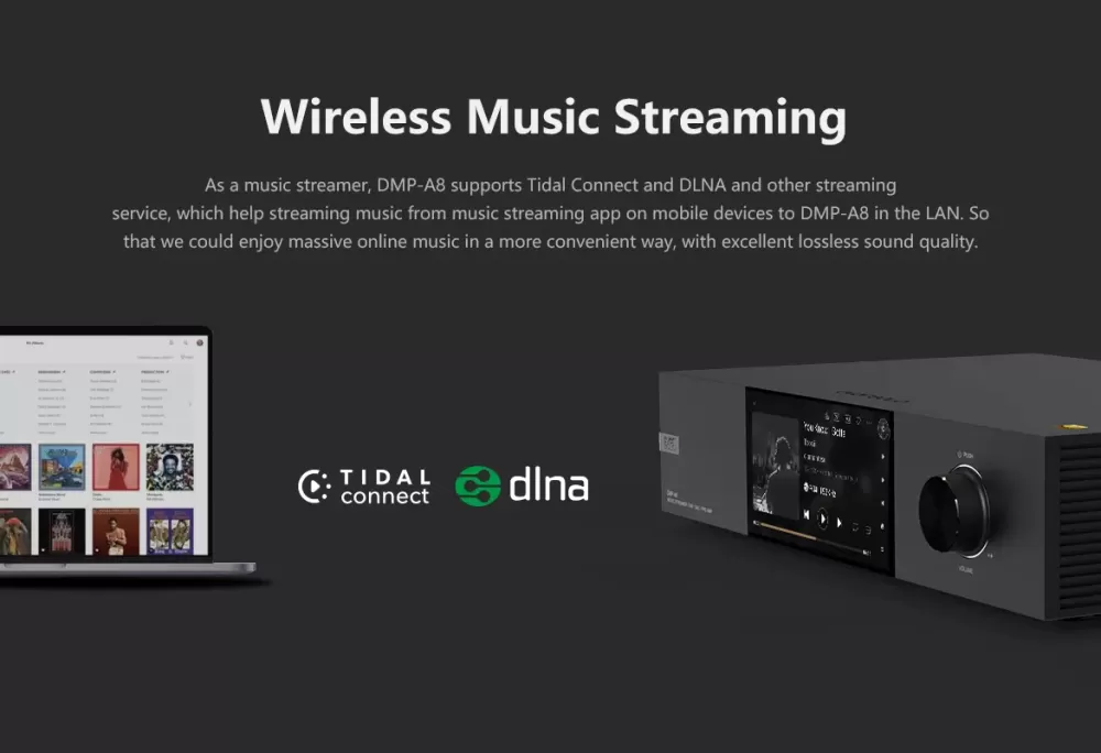 EVERSOLO DMP-A8 BLACK TĪKLA ATSKAŅOTĀJS