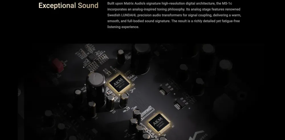MATRIX AUDIO MS-1c SILVER TĪKLA ATSKAŅOTĀJS