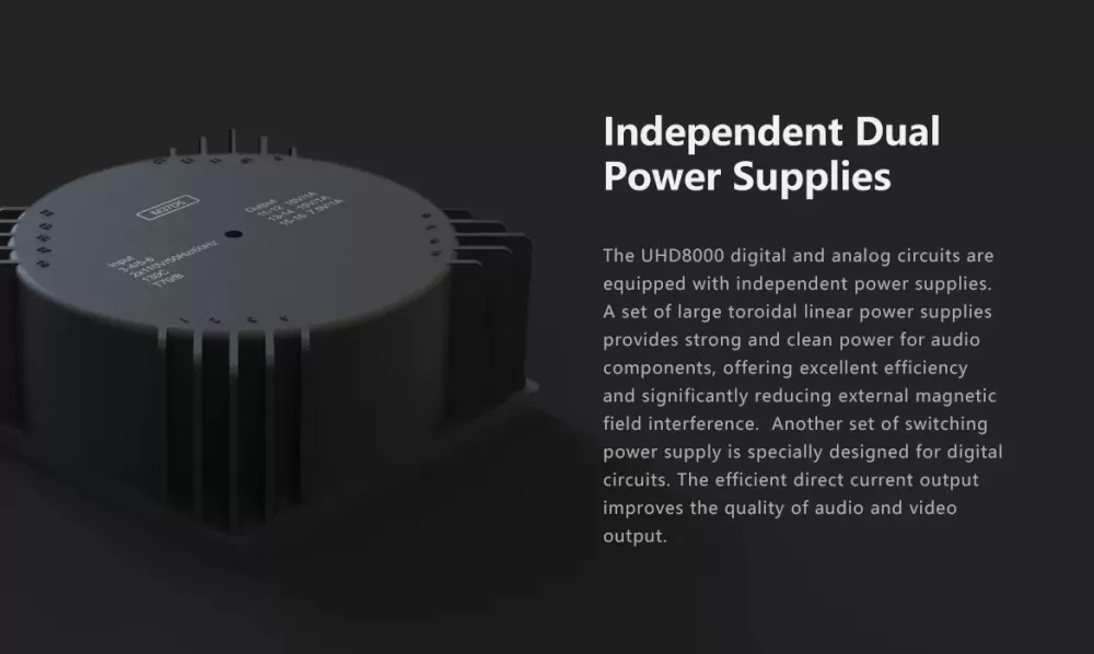 ZIDOO UHD8000 8K BLACK UHD MEDIA PLAYER / TĪKLA ATSKAŅOTĀJS