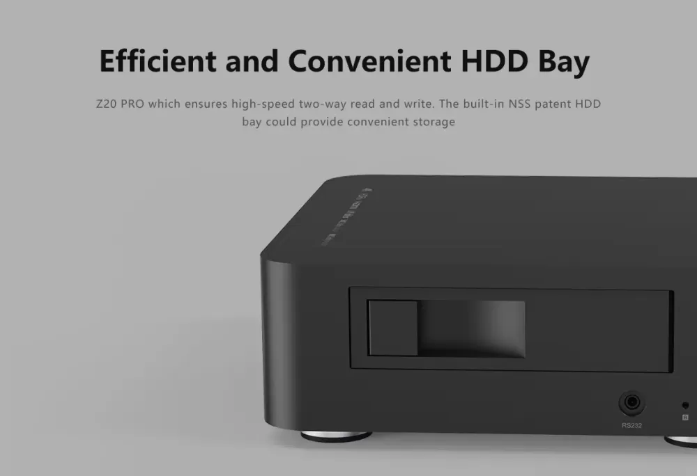 ZIDOO Z20 PRO 4K BLACK UHD MEDIA PLAYER TĪKLA ATSKAŅOTĀJS