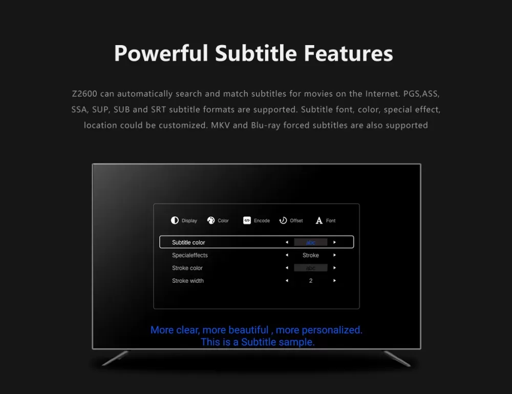 ZIDOO Z2600 4K BLACK UHD MEDIA PLAYER / TĪKLA ATSKAŅOTĀJS