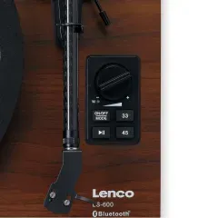 LENCO LS-600 WALNUT VINILA PLAŠU ATSKAŅOTĀJS