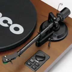 LENCO LS-600 WALNUT VINILA PLAŠU ATSKAŅOTĀJS