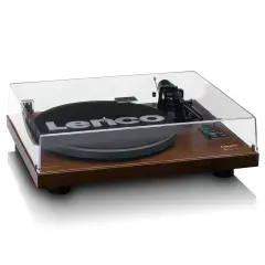 LENCO LS-600 WALNUT VINILA PLAŠU ATSKAŅOTĀJS