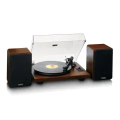 LENCO LS-600 WALNUT VINILA PLAŠU ATSKAŅOTĀJS