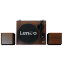 LENCO LS-600 WALNUT VINILA PLAŠU ATSKAŅOTĀJS