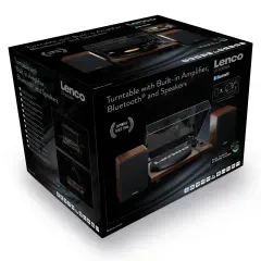 LENCO LS-600 WALNUT VINILA PLAŠU ATSKAŅOTĀJS