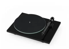 PRO-JECT T1 Piano OM5e Black VINILA PLAŠU ATSKAŅOTĀJS