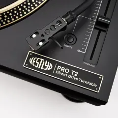 VESTLYD PRO T2 BLACK VINILA PLAŠU ATSKAŅOTĀJS