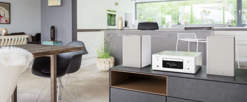 DENON CEOL N10 White (RCD-N10) Mikro Sistēma ar skaļruņiem MINI/MICRO STEREO SISTĒMA