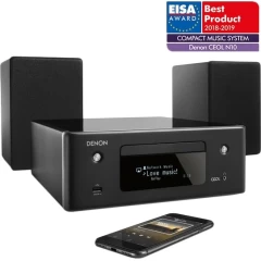 DENON CEOL N10 Black (RCD-N10) Mikro Sistēma ar skaļruņiem MINI/MICRO STEREO SISTĒMA