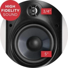 POLK AUDIO ATRIUM 5 Black Sienas akustiskā sistēma