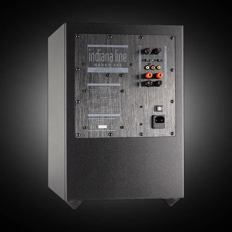 INDIANA LINE BASSO 880 BLACK Sabvūferis