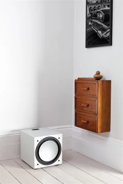 MONITOR AUDIO SILVER W-12 Satin White Aktīvais Sabvūferis