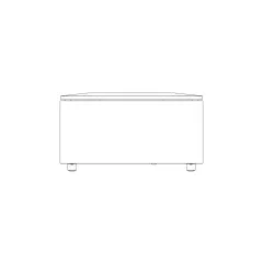 SYSTEM AUDIO SILVERBACK SUB SOLO BLACK SATIN Sabvūferis