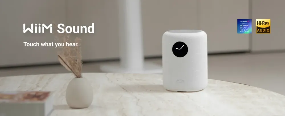 WiiM SOUND WHITE Bezvadu akustiskā sistēma