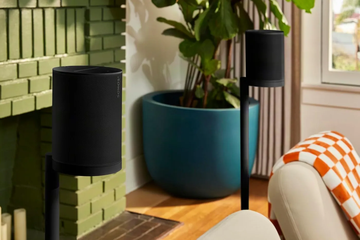 SONOS ERA 100 SL BLACK Bezvadu akustiskā sistēma