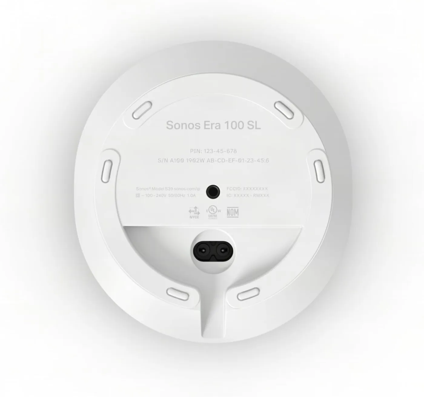 SONOS ERA 100 SL WHITE Bezvadu akustiskā sistēma