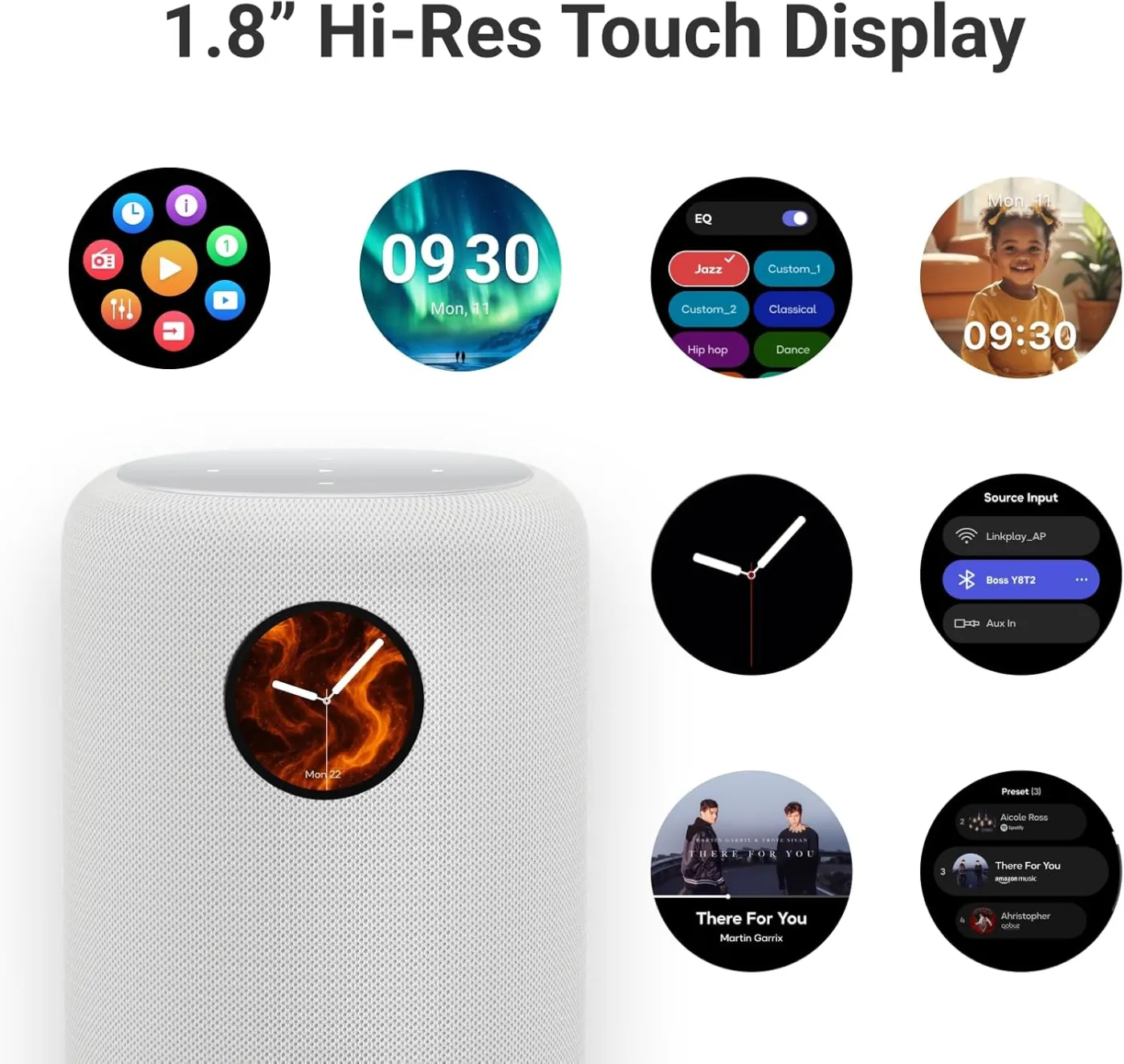 WiiM SOUND WHITE Bezvadu akustiskā sistēma