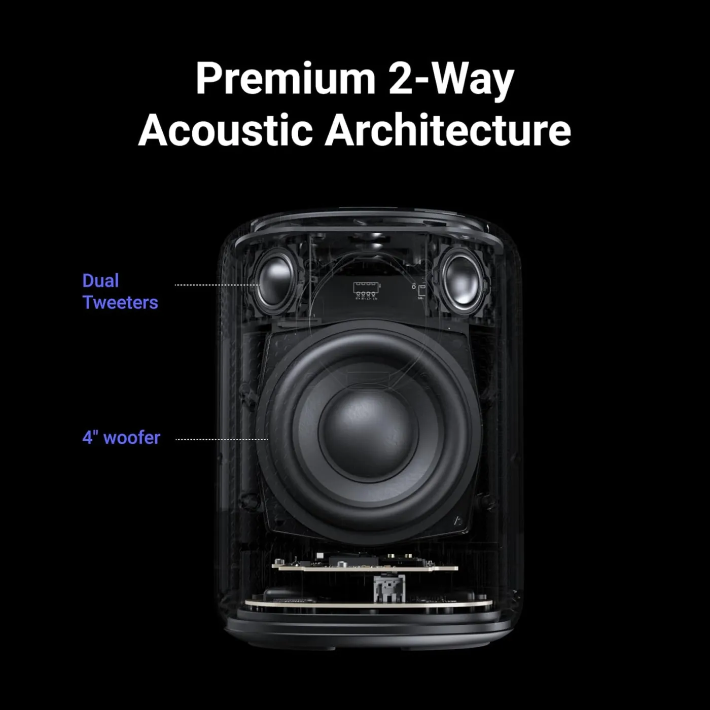 WiiM SOUND WHITE Bezvadu akustiskā sistēma