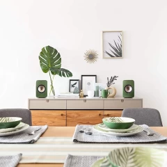 KEF LSX Olive bezvadu aktīvā akustiskā sistēma (cena par kompl.) Bezvadu akustiskā sistēma