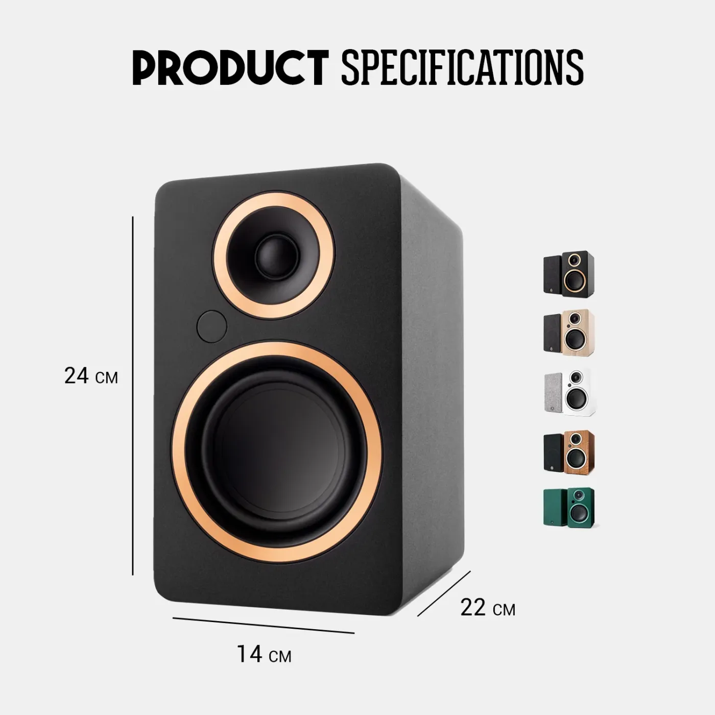 ARGON AUDIO FENRIS A4 Black Aktīvā akustiskā sistēma