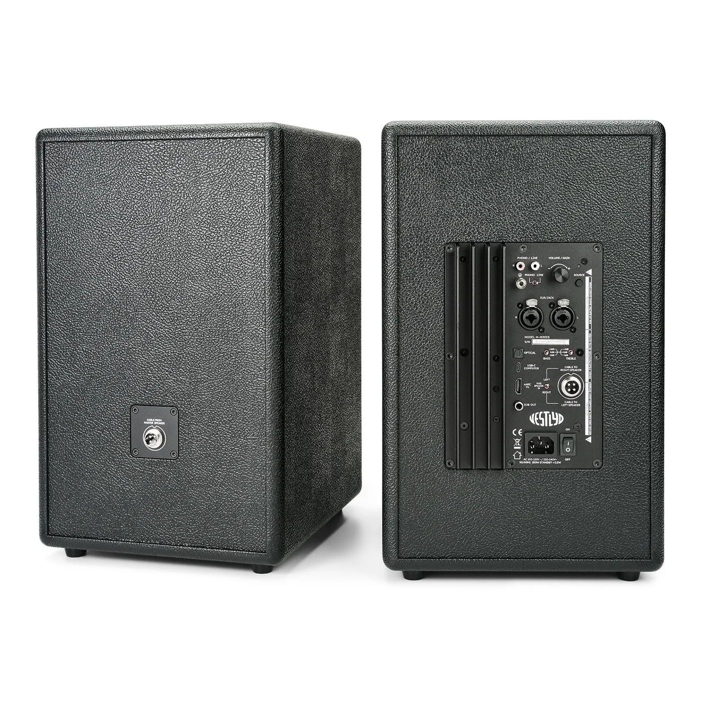 VESTLYD M8C ACTIVE BLACK (Synthetic leather) Aktīvā akustiskā sistēma