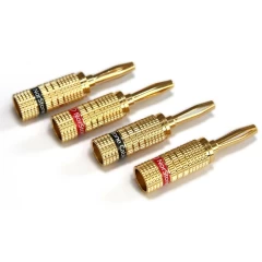 NORSTONE BANANA PLUG  Gold 4 gab. SPRAUDŅI / KONEKTORI