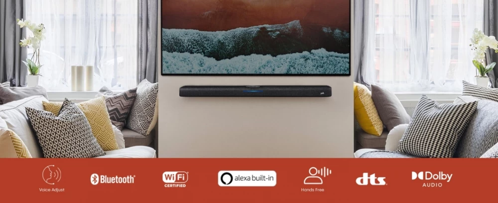 POLK AUDIO REACT BAR Black Soundbars